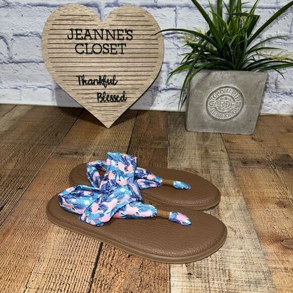 Sanuk Yoga Sling 2 Flamingo Women's Sandals - Picture 6 of 7